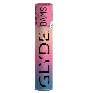 Feuilles de latex goût fraise 25 cm de Sheer Glyde – photo 1
