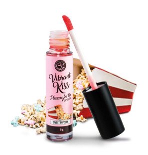 Vibrant Kiss błyszczyk do ust o słodkim smaku popcornu 6 g – zdjęcie 1