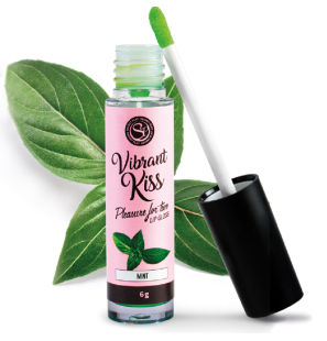 SECRETPLAY Vibrant Kiss gloss à lèvres saveur menthe 6 g – photo 1