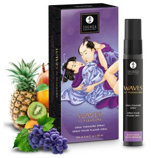 Shunga Waves Pleasure Spray à la saveur de fruits exotiques 20 ml – photo 1
