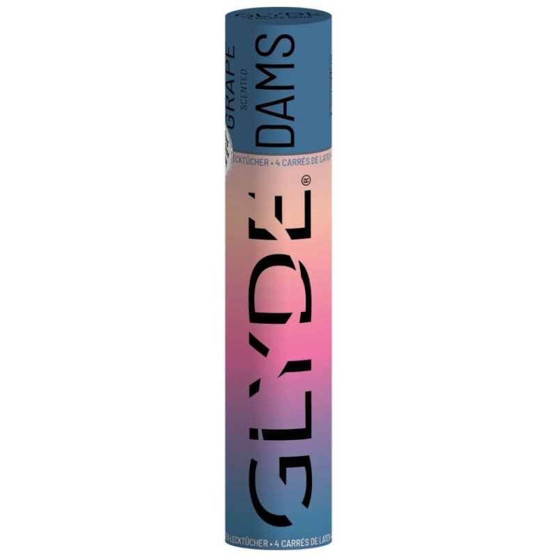 Sheer Glyde Latex-Lecktuch mit Traubengeschmack 25 cm – Bild 1