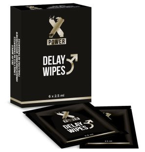 XPOWER Delay Wipes with Mint, 6 Pieces – image 1