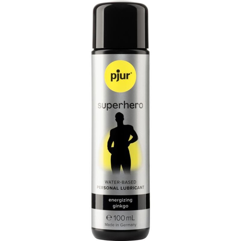 PJUR Superhero water-based lubricant with ginkgo 100 ml – image 1 PJUR Superhero water-based lubricant with ginkgo 100 ml – image 1