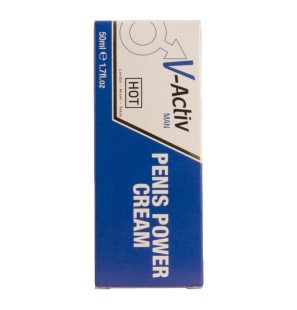 HOT V-ACTIV – krem do pielęgnacji penisa dla mężczyzn 50 ml – zdjęcie 4