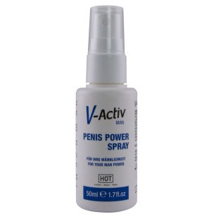 HOT V-ACTIV Penis Power Spray with aloe vera 50 ml – image 1