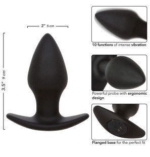 Calexotics Rock Bottom vibrating silicone anal plug with 10 settings – image 7