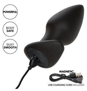 Calexotics Rock Bottom vibrating silicone anal plug with 10 settings – image 8