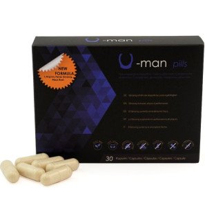 500COSMETICS U-Man capsules pour hommes pour le bien-être intime – 30 capsules – photo 1