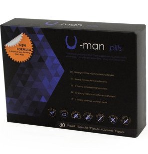 500COSMETICS U-Man capsules pour hommes pour le bien-être intime – 30 capsules – photo 2