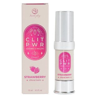 Balsam do łechtaczki Secret Play o zapachu truskawkowym 15 ml – zdjęcie 1