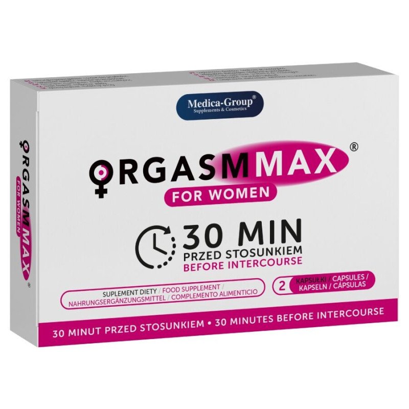 Kapsułki Orgasm Max dla kobiet – 2 kapsułki – zdjęcie 1 Kapsułki Orgasm Max dla kobiet – 2 kapsułki – zdjęcie 1