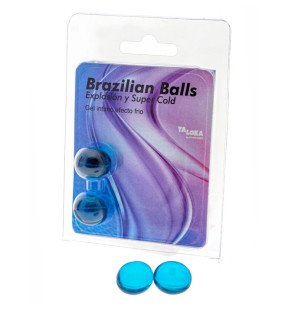 TALOKA verkoelende glijmiddelbolletjes met gel-effect, 2 ballen – foto 1