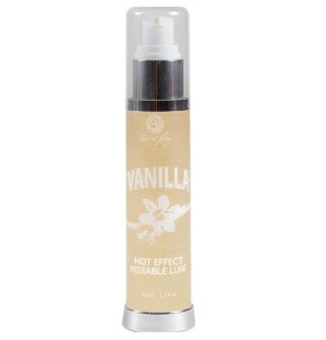 Lubrifiant chauffant à la vanille et huile de massage SECRETPLAY 50 ml – photo 1