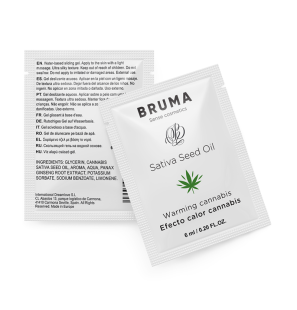 Bruma Warming Water-Based Lubricant with Cannabis Flavour 6 ml – image 1