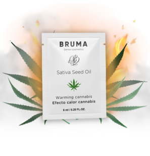 Bruma Warming Water-Based Lubricant with Cannabis Flavour 6 ml – image 2