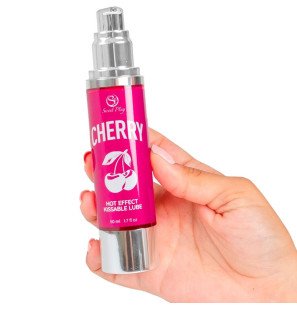 Wärmendes Gleitgel mit Kirschgeschmack Secretplay 50 ml – Bild 2