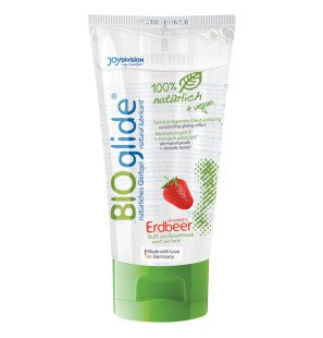 JOYDIVISION BIOGLIDE Gleitmittel mit Erdbeergeschmack 80 ml – Bild 1