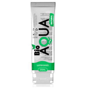 BIOAQUA Gleitgel auf Wasserbasis mit natürlichen Inhaltsstoffen 200 ml – Bild 1
