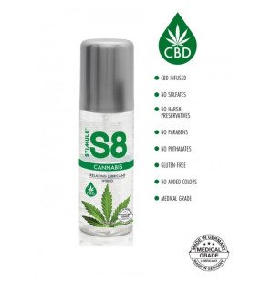 STIMUL8 S8 Cannabis Hybrid Water-Based Lubricant 125 ml – image 2