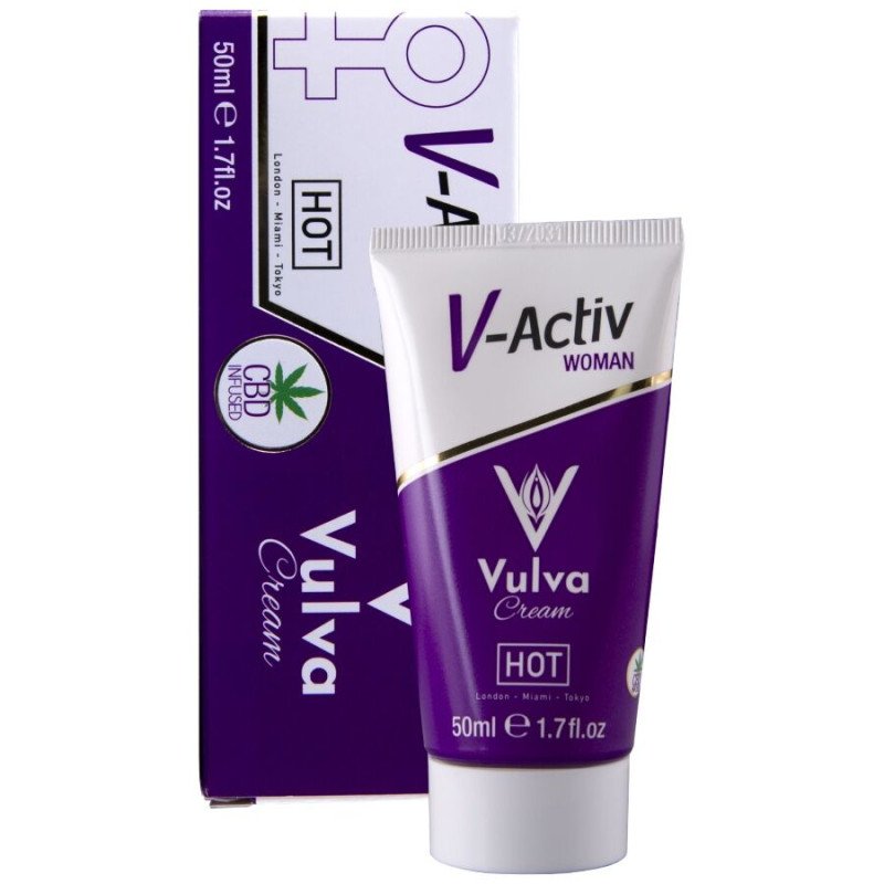 HOT vulva crème met CBD 50 ml voor intieme verzorging – foto 1