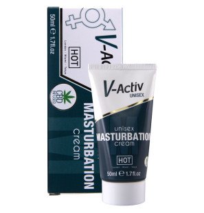 Crème masturbatoire HOT au CBD et à l’aloe vera 100 ml – photo 1