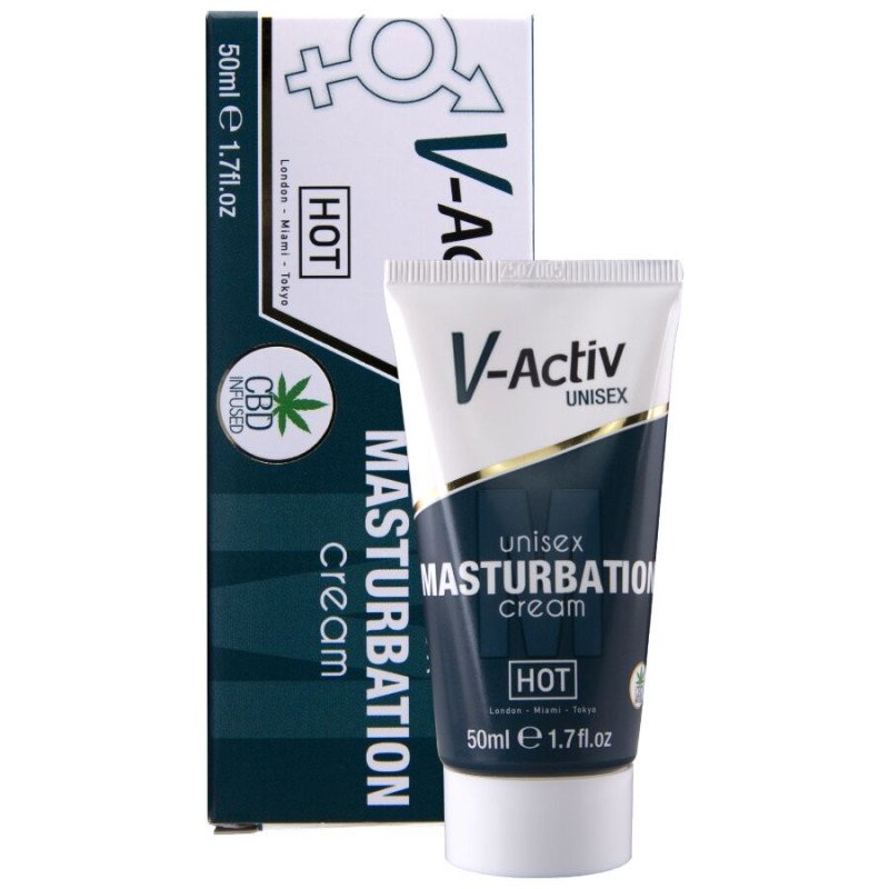 Crème masturbatoire HOT au CBD et à l’aloe vera 100 ml – photo 1