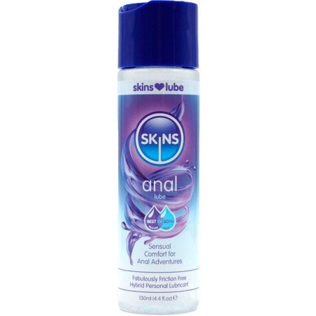 SKINS hybride anaal glijmiddel op water- en siliconenbasis 130 ml