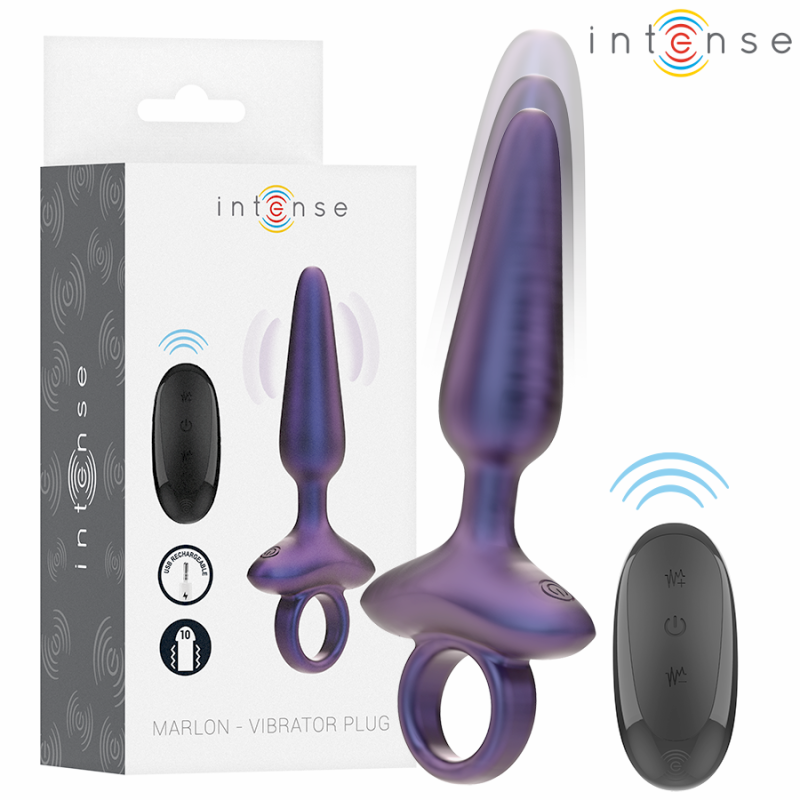 Plug anal vibrant avec télécommande Intense Marlon – photo 1 Plug anal vibrant avec télécommande Intense Marlon – photo 1