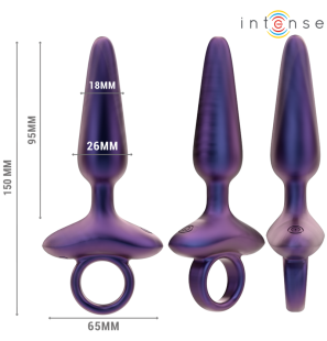 Intense Marlon vibrating anal plug with remote control – image 3