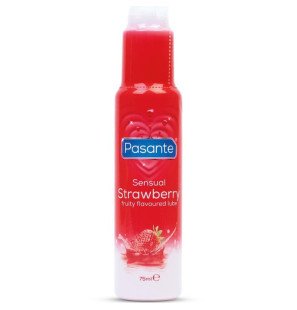 Lubrifiant à base d’eau Pasante saveur fraise 75 ml – photo 1