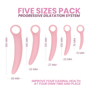 INTIMICHIC 5-piece silicone dilator set for anal use – image 1