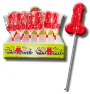 DIABLO GOLOSO sucette en gelée pour adultes à la fraise – photo 2