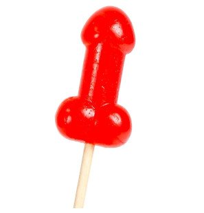 Secretplay Penis-Lutscher mit Kirschgeschmack und Wärmeeffekt 100 g – Bild 1