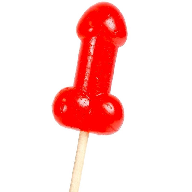 Secretplay Cherry Penis Lollipop with Warming Effect 100 g – image 1