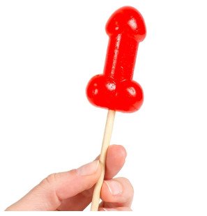 Secretplay Penis-Lutscher mit Kirschgeschmack und Wärmeeffekt 100 g – Bild 2
