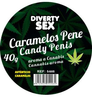 Bonbons en forme de pénis à l’arôme de cannabis Diablo Goloso 20 pièces 30 g – photo 2