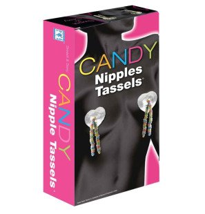 Spencer and Fleetwood Caramel Nipple Covers with Tutti Frutti – image 1