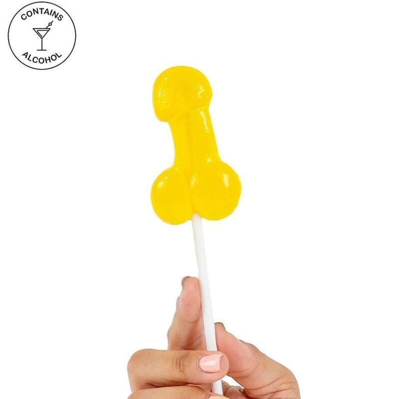 Sucette en forme de pénis à la saveur alcoolisée de pina colada de SECRETPLAY – photo 1