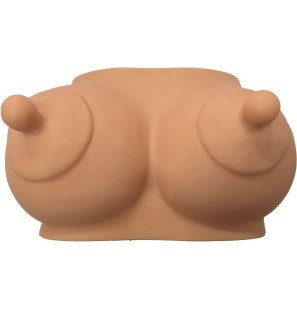 DIABLO PICANTE breast-shaped money box in a light shade – image 1