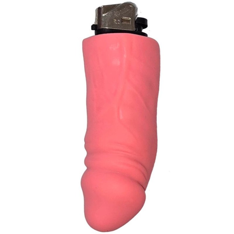 Diablo Picante fuchsiafarbenes Feuerzeug mit Pfeife – Bild 1