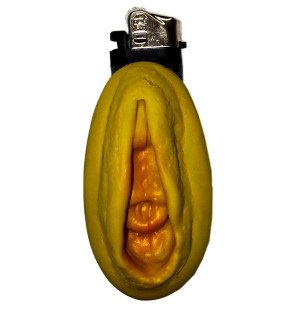 Diablo Picante goldfarbener vaginaförmiger Masturbator – Bild 1