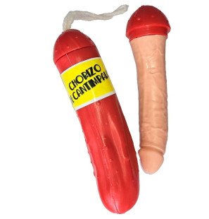 Dildo Diablo Picante dla dorosłych o zabawnym kształcie chorizo – zdjęcie 1