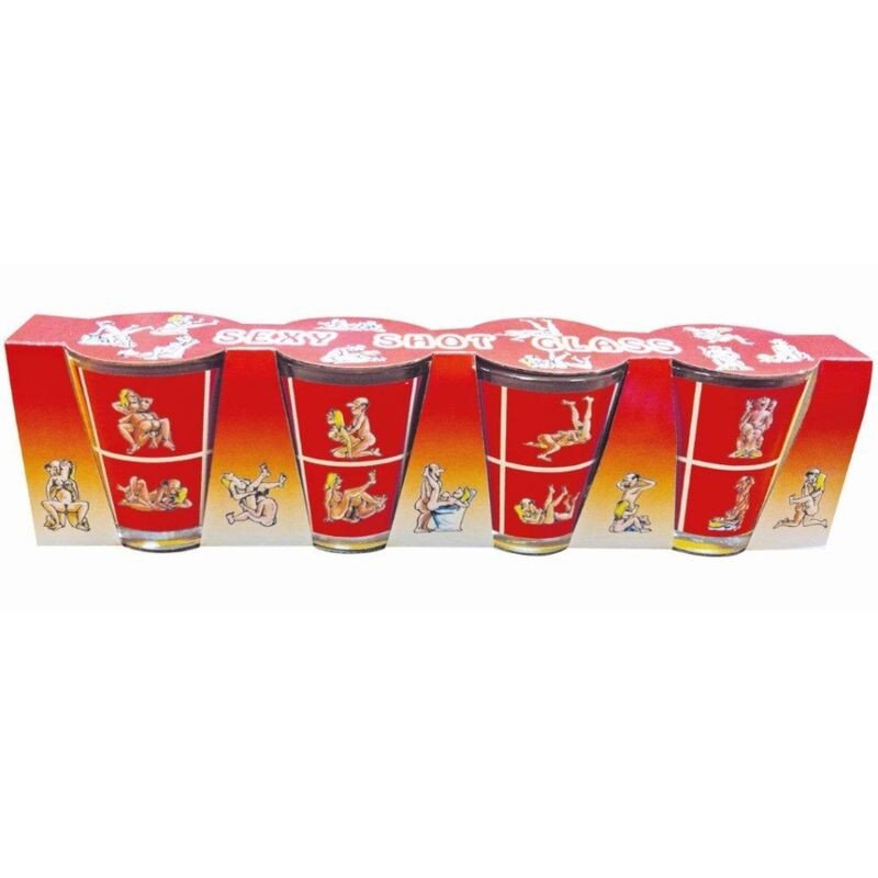 Kamasutra Shot Glasses – Set of 4 – image 1