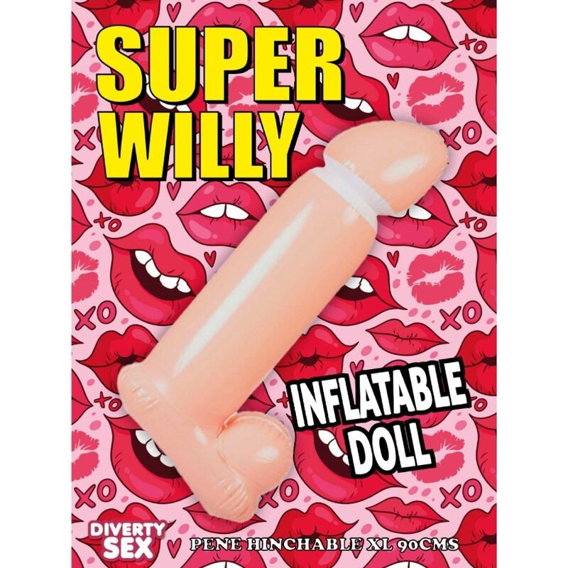 Dmuchany penis 100 cm Diablo Picante – zdjęcie 1