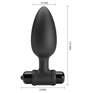 Vibrating Silicone Anal Plug with 10 Settings – image 3