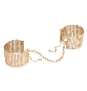 Menottes en maille métallique dorée Bijoux – photo 1