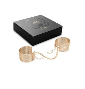 Menottes en maille métallique dorée Bijoux – photo 4
