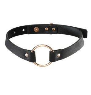 Bijoux Indiscrets Maze zwarte choker halsband