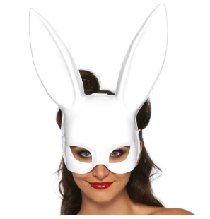 Masque de lapin blanc pour adultes de Leg Avenue – photo 1