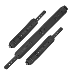 Vegan Leather Collar and Cuffs with Neoprene Lining – image 5